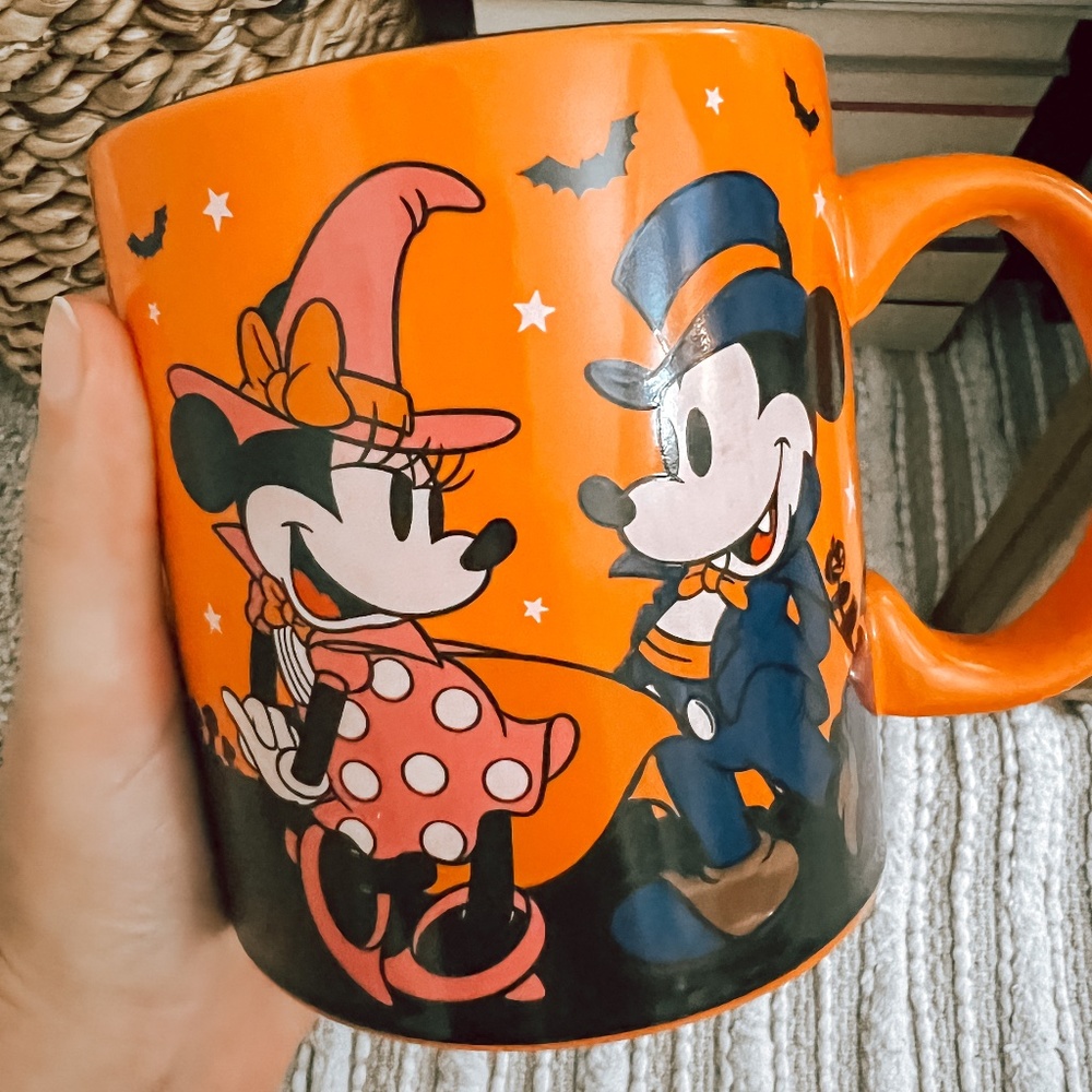 Disney Mickey and Minnie Halloween Mug- NEW